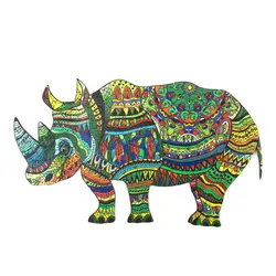 پازل چوبی وود بست مدل کرگدن مراقب Wood Bests Watchful Rhino