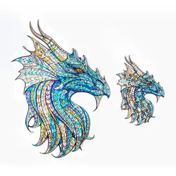 پازل چوبی وود بست مدل اژدها جنجگو Wood Bests Warrior Dragon
