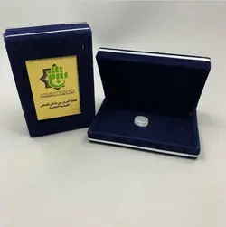 نگین انگشتری سنگ حرم حضرت عباس (ع)