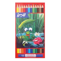 قیمت و خرید مداد رنگی 12 رنگ البرز مدل woodless