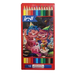 قیمت و خرید مداد رنگی 12 رنگ البرز مدل woodless