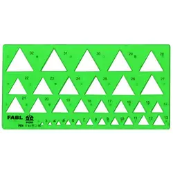 شابلون نقشه کشی مثلث فابل - فروشگاه اینترنتی تحریر بازار