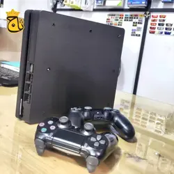 دستگاه ps4 اسلیم یک ترا دو دسته اصلی کپی خور- کارکرده