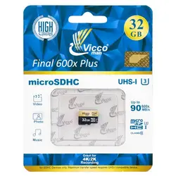 رم میکرو ۳۲ گیگ ویکومن Vicco Final U3 90MB/s بدون خشاب