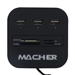 هاب و رم ریدر Macher MR-139 3port