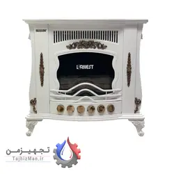 بخاری گازی شومینه ای ارنست مدل 28000 طرح چوبدار - تجهیزمن
