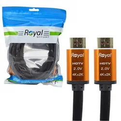 کابل 1.5 متری HDMI 4K 19+1 رویال Royal | فروش و پخش عمده تک استور