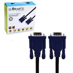 کابل 20 متری VGA 3+4 رویال Royal پک کارتنی | فروش و پخش عمده تک استور