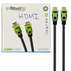 کابل 10 متری HDMI رویال Royal پک کارتنی | فروش و پخش عمده تک استور