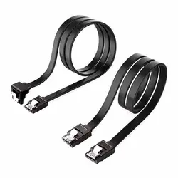کابل دیتا ساتا 6 گیگ قفل دار اورجینال بسته 2 عددی | فروش و پخش عمده تک استور
