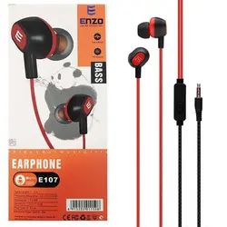 هندزفری سیمی انزو ENZO E107 | فروش و پخش عمده تک استور