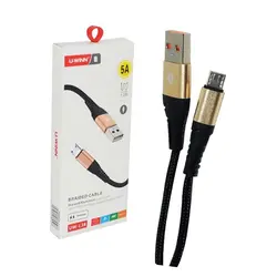 کابل شارژ MicroUSB یووین U-Winn UW-L38 | فروش و پخش عمده تک استور