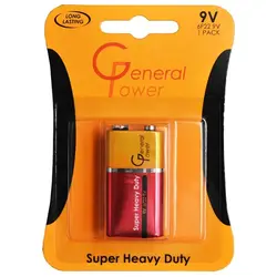 باتری کتابی 9 ولت جنرال پاور General Power | فروش و پخش عمده تک استور
