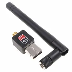 کارت شبکه USB بی سیم آنتن کوتاه | فروش و پخش عمده تک استور