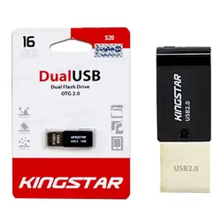 فلش 16 گیگ کینگ استار KingStar Dual OTG S20 | فروش و پخش عمده تک استور