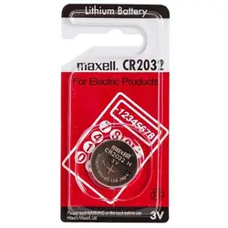 باتری سکه ای MAXELL CR2032 کارتی | فروش و پخش عمده تک استور