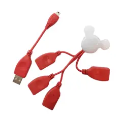 هاب USB چهار پورت موشی | فروش و پخش عمده تک استور