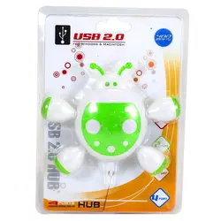 هاب چهار پورت USB2 کفشدوزکی | فروش و پخش عمده تک استور