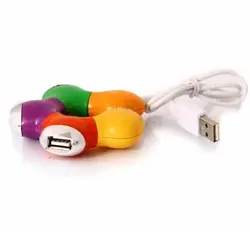 هاب USB رنگی 4 پورت ستاره ای | فروش و پخش عمده تک استور
