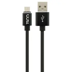 کابل شارژ MicroUSB تسکو TSCO TC A169 مشکی | فروش و پخش عمده تک استور