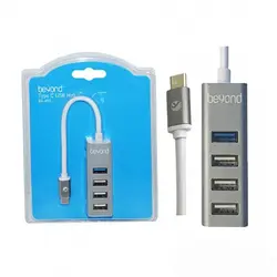 هاب چهار پورت تایپ سی بیاند BA-450 | فروش و پخش عمده تک استور
