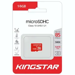 رم میکرو 16 گیگ کینگ استار Kingstar UHS-I Class 10 سرعت 85MBps | فروش و پخش عمده تک استور
