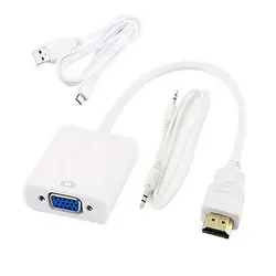 تبدیل HDMI To VGA + Audio + Power | فروش و پخش عمده تک استور