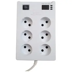 محافظ برق 6 خانه آنالوگ کاج الکتریک 2 متری | فروش و پخش عمده تک استور