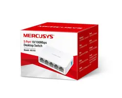 سوییچ شبکه 5 پورت مرکوسیس مدل MS 105 | فروش و پخش عمده تک استور