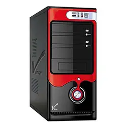 کیس کامپیوتر ویرا Viera VI-1160 قرمز | فروش و پخش عمده تک استور
