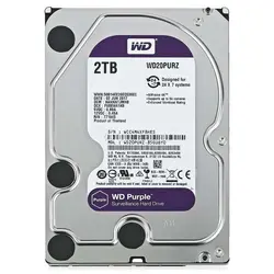 هارد اینترنال 2 ترابایت وسترن دیجیتال بنفش WD20PURZ Purple | فروش و پخش عمده تک استور