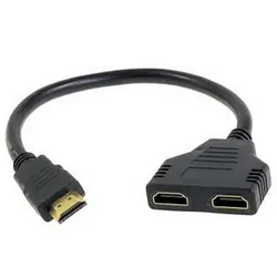 تبدیل 1 به 2 HDMI کابلی D-NET | فروش و پخش عمده تک استور