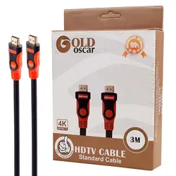 کابل 3 متری HDMI 4K اسکار گلد Oscar Gold پک کارتنی | فروش و پخش عمده تک استور