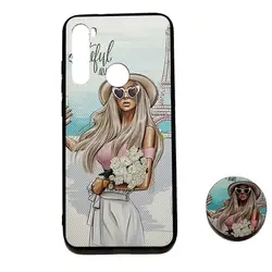 قاب طرح دار پاپ سوکت دار طرح دختر شیائومی Xiaomi Redmi Note 8 | فروش و پخش عمده تک استور