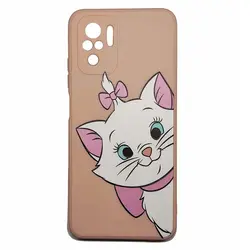 قاب سیلیکونی ژله ای عروسکی گربه اشرافی شیائومی Xiaomi Redmi Note 10/10S | فروش و پخش عمده تک استور