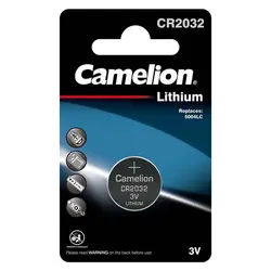 باتری سکه ای کملیون Camelion CR2032 کارتی | فروش و پخش عمده تک استور