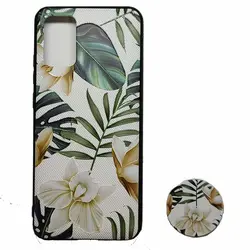 قاب طرح دار پاپ سوکت دار گل سامسونگ Samsung Galaxy A02S کد 1 | فروش و پخش عمده تک استور