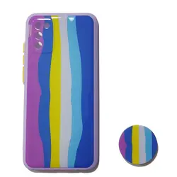 قاب رنگین کمونی پاپ سوکت دار سامسونگ SAMSUNG Galaxy A02S کد 2 | فروش و پخش عمده تک استور