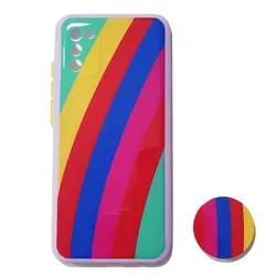 قاب رنگین کمونی پاپ سوکت دار سامسونگ SAMSUNG Galaxy A02S کد 3 | فروش و پخش عمده تک استور