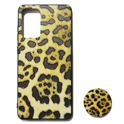 قاب طرح دار پلنگی پاپ سوکت دار سامسونگ SAMSUNG Galaxy A72 | فروش و پخش عمده تک استور