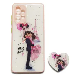 قاب پی سی رزینی طرح دار پاپ سوکت دار سامسونگ SAMSUNG Galaxy A72 کد1 | فروش و پخش عمده تک استور