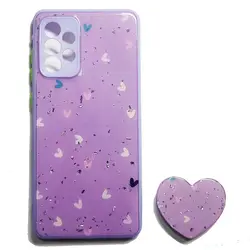 قاب پی سی رزینی طرح دار پاپ سوکت دار سامسونگ SAMSUNG Galaxy A72 کد5 | فروش و پخش عمده تک استور