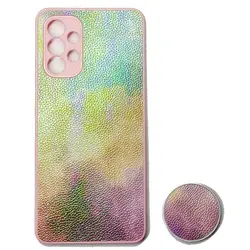 قاب چرمی هولوگرامی پاپ سوکت دار سامسونگ SAMSUNG Galaxy A32 4G | فروش و پخش عمده تک استور