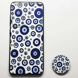 قاب طرح دار چشم نظر محافظ لنز دار کشویی پاپ سوکت دار سامسونگ SAMSUNG Galaxy A32 4G | فروش و پخش عمده تک استور