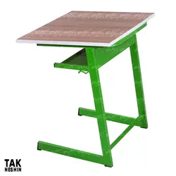 میز نیمکت مدرسه 8012 - قیمت و خرید میز نیمکت مدرسه 8012 - تک نشین