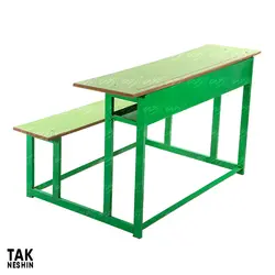 میز و نیمکت دو نفره مدرسه 8223 - قیمت و خرید میز و نیمکت دو نفره مدرسه 8223 -