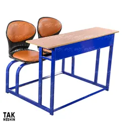 نیمکت متوسطه دو نفره 8321 - قیمت و خرید نیمکت متوسطه دو نفره 8321 - تک نشین