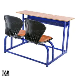 نیمکت متوسطه دو نفره 8321 - قیمت و خرید نیمکت متوسطه دو نفره 8321 - تک نشین