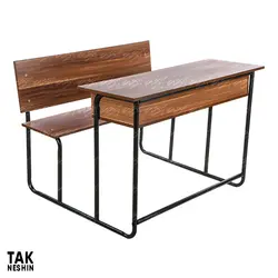 نیمکت مدرسه صادراتی 8723 - قیمت و خرید نیمکت مدرسه صادراتی 8723 - تک نشین