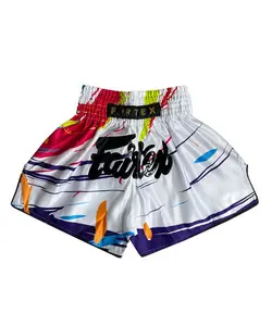 شورت فرتکس Fairtex  آبرنگی سفید